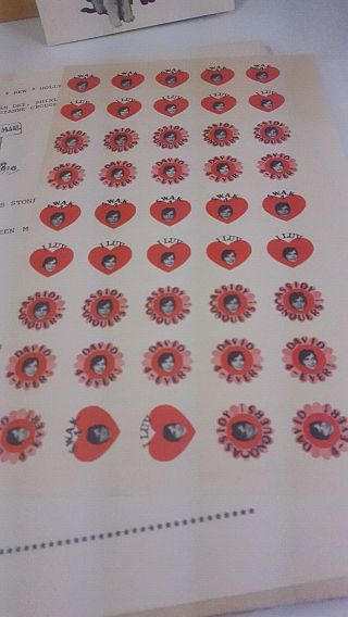 VINTAGE PARTRIDGE FAMILY FAN CLUB PROMOTIONAL PACKAGE PICTURES DECALS BOOKLET 3
