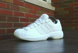 Vintage 2002 Mens Adidas Superstar Low Basketball Shoes Sz 8 41.  5 M Triple White