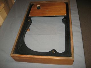 Vintage Thorens TD 124 TD121 Extended Plinth and SME 3012 cut Armboard 7