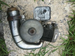 Moped Engine.  Vintage Motobecane Moped Complete Engine Parts Or Restore