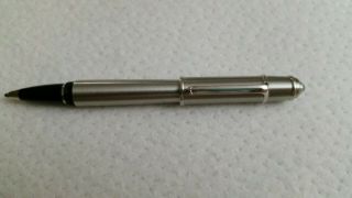 Cartier ‘diabolo’ Rare Stainless Steel Rollerball Pen