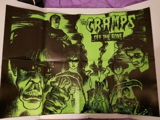 Vintage The Cramps Off The Bone Promotional Poster Promo