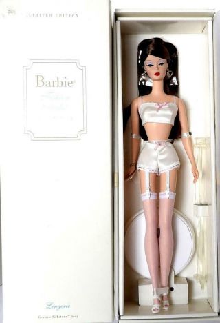 Barbie Silkstone Body Doll Fashion Model Lingerie 26931 Nib Nrfb Mattel