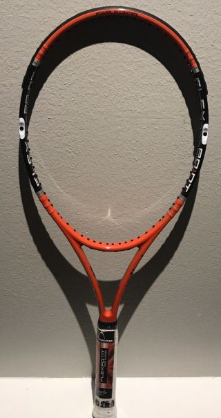 Vtg Head Flexpoint Radical Oversize Tennis Racquet 4 3/8 Czech
