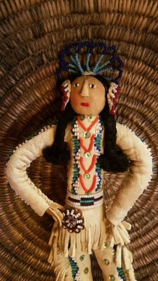 Clever Vintage Shoshone Figure Native American Indian