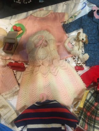 Vintage 1960s Ideal Tammy Doll BS - 12 With Case,  Labeled Outfits And Accessories 4