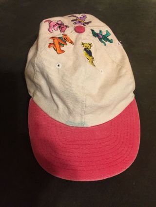 Vintage Dancing Bears (grateful Dead) Snap Back Baseball Cap Embroidered