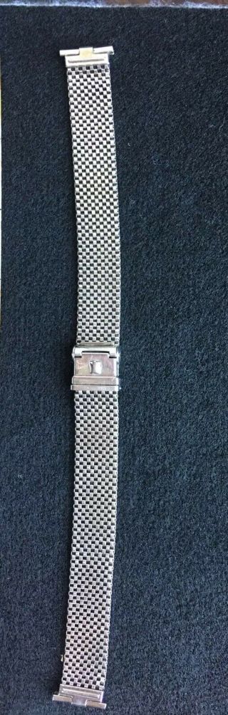 Rare Vintage Stainless Steel Mesh Worn In Space Nasa Jb Champion Watch Band