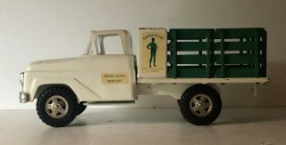 Vintage Tonka Farms Stake Truck,  Green Giant 1961