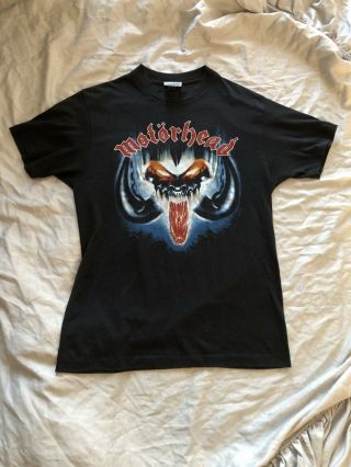 Vintage MOTORHEAD Rock ' N ' Roll Tour Shirt L 1987 Eat the Rich Rare 2