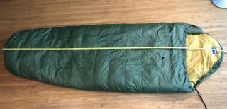 Vintage Frostline Kit Goose Down Cold Weather Mummy Sleeping Bag 88” X 30” 5lb