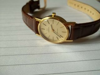 Vintage Ladies Omega 17 Jewel,  20 Microns Gold Plated Watch