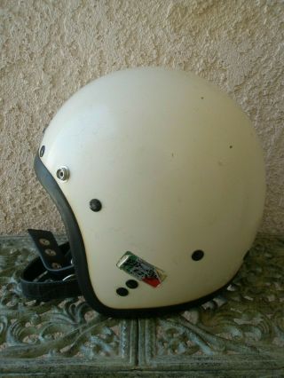 Vintage AGV Competition Motorcycle Helmet Jet Style AMA Group 1 Sz.  7 2