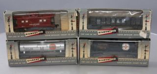 American Flyer Ho Scale Vintage Freight Cars: 505,  516,  33518 & 33500 [4] Ex/box