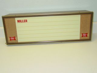 Vintage Miller High Life Light,  Beer Sign,  Menu Letter Board