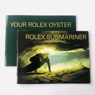 2006 Vintage Rolex Submariner Booklet Set 14060 16610 16600 16613 16618