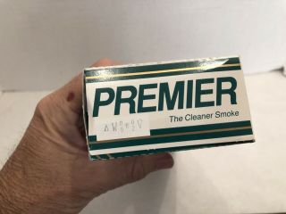 Vintage Carton Of Premier Menthol Cigarettes R.  J.  Reynolds The Cleaner Smoke 8