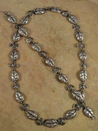 Vintage Mexican Sterling Silver Necklace & Bracelet