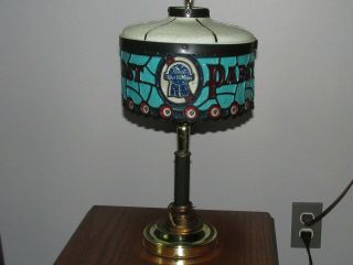 Vintage Pabst Blue Ribbon Electric Bar Table Lamp Great