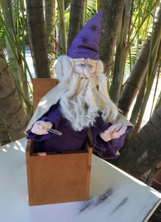 Vintage 1980s Jax Of Maine Wizard Jack In The Box,  Rare