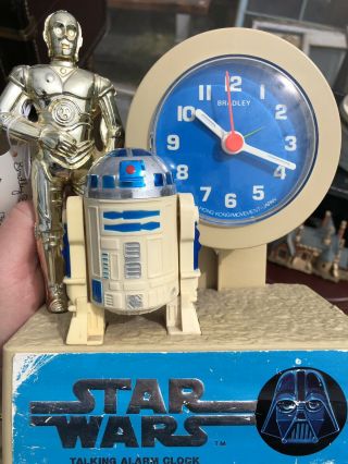Vintage 1980 Star Wars Alarm Clock 2
