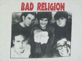 M/l Vtg 90s 1992 Bad Religion Generator Tour T Shirt Medium Large 101.  34