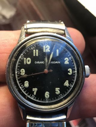 Vintage Girard Perregaux Mens Watch Wind - Up