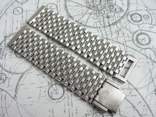 Vintage Nsa Swiss Made Stainless Steel Watch Bracelet 18mm, .