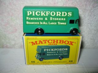 Vintage Matchbox Lesney 46 Pickford Removal Van 2