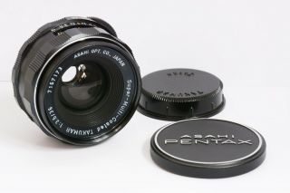 Vintage 35mm Asahi Takumar Pentax Multi Coated F3.  5 Slr Camera Lens - M42
