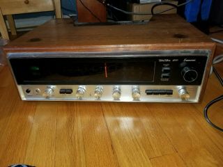 Vintage Sansui Solid State 4000 Stereo Receiver With Wood Case