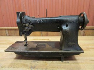 Vintage Heavy Duty Commercial Industrial Singer Sewing Machine Model 112 112w115