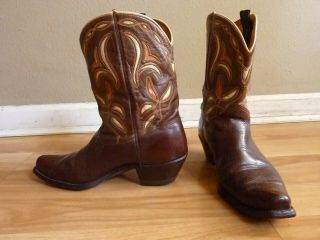 Vintage 40s 50s ACME Peewee Cowboy Boots - Size 8 1/2 D 3
