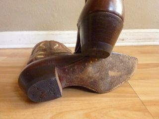 Vintage 40s 50s ACME Peewee Cowboy Boots - Size 8 1/2 D 8