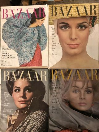 10 Vintage 1964 Harper’s Bazaar Magazines 3