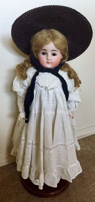Antique Kestner 24 " Closed Mouth Bisque Doll No Mold Number
