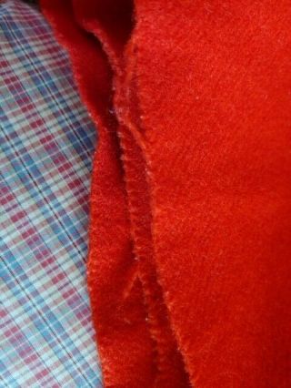 Vintage Hudson’s Bay 4 Point Blanket 100 Wool England Red Black 90 X 72 