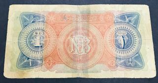 Egypt 1 Pounds 1924 CAMEL Banknote.  Hornsby Sign.  Prefix H/19.  RARE 2