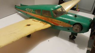 Vintage Cox Thimble - Drome Piper Comanche Control Line Airplane with.  15 Motor 3