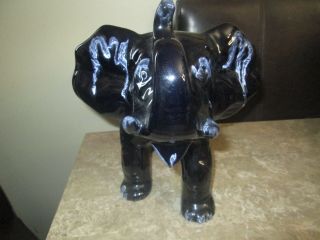 Rare Vintage Large Elephant Granite Glaze Blue Mountain Pottery Canadian Art 3