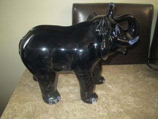 Rare Vintage Large Elephant Granite Glaze Blue Mountain Pottery Canadian Art 4