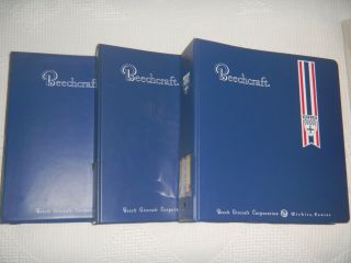 Vintage Beechcraft Parts And Shop Manuals G - 35 And K - 35 & More