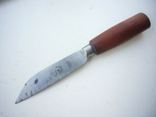 F Herder Solingen Germany Fully Forged Hi Carbon 4 " Knife Vintage Rare Good Cond