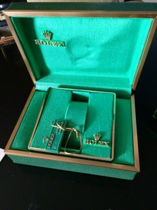 Vintage Rolex Oyster Watch Box And Case Paperwork Second Of 2