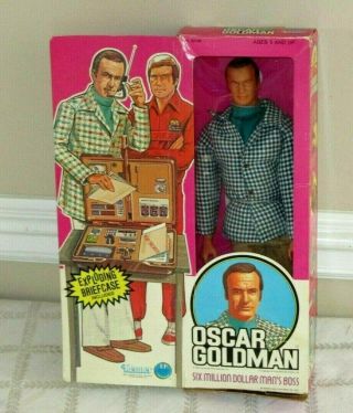 Vintage Six Million Dollar Man Boss - Oscar Goldman Nrfb - Action Figure - Kenner -