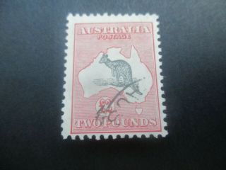 Kangaroo Stamps: £2 Pink C Of A Watermark - Rare (e179)