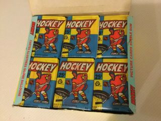 1983 - 84 O - Pee - Chee Hockey Cards box of 48 Wax Packs RARE 2