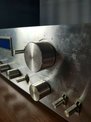 Pioneer SA - 508 amplifier stereo vintage retro silver collectors audio 1980s 2