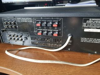 Pioneer SA - 508 amplifier stereo vintage retro silver collectors audio 1980s 6