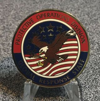 Rare Cia Grs Global Response Staff Benghazi Collinson Challenge Coin Authentic